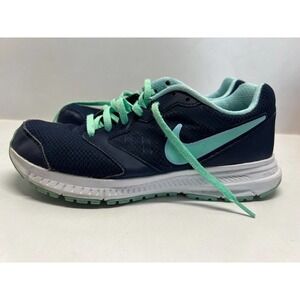 Nike 6.0 Downshifter Size 8 Womens Black Mesh Lace-Up Running